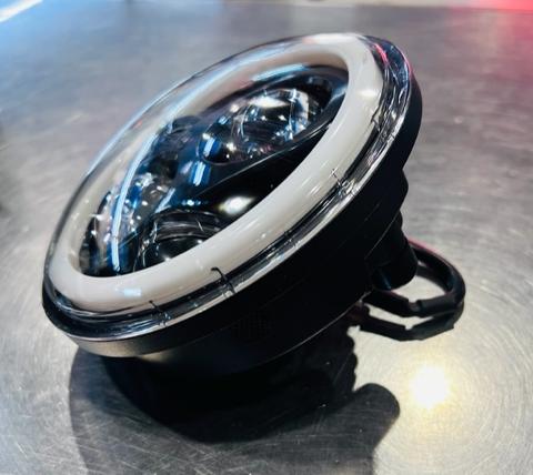 FARO A LED MOTO SPECIALPARTS CROMATO 5 POLLICI 3/4