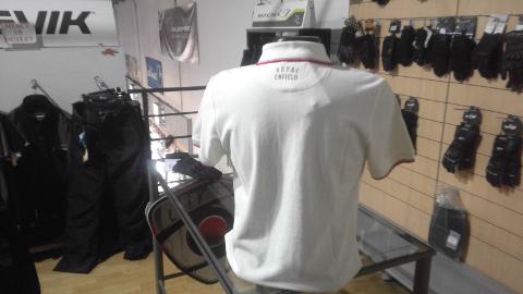 Polo uomo manica corta Royal Enfield uniform white