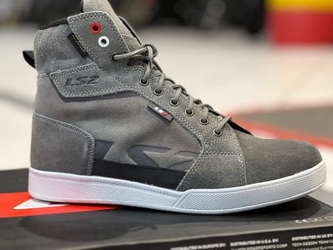 SCARPE MOTO CON PROTEZZIONI LS2 DOWNTOWN UOMO WP GRIGIO