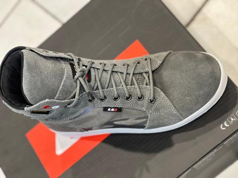 SCARPE MOTO CON PROTEZZIONI LS2 DOWNTOWN UOMO WP GRIGIO