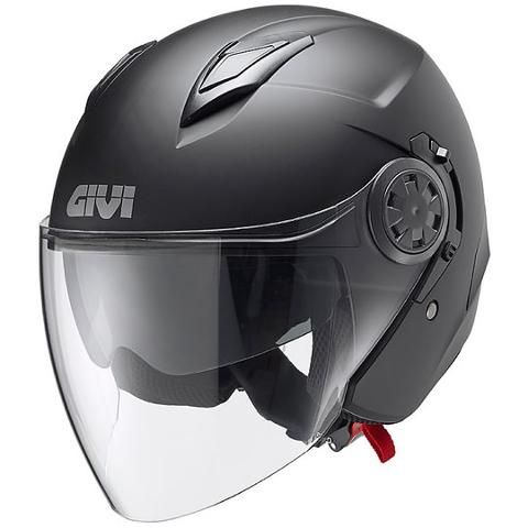 Casco Moto Jet Givi 12.3 Stratos Givi 12.3 Stratos Nero Opaco