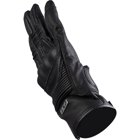 guanto in pelle elasticizzato modello vintage con protezioni e dito compatibile per touchscreen LS2 DUSTER