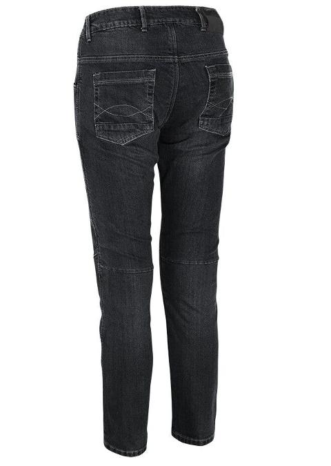 Jeans tecnici  moto con protezioni MOORE QUATTRO CE KEVLAR Denim Blu