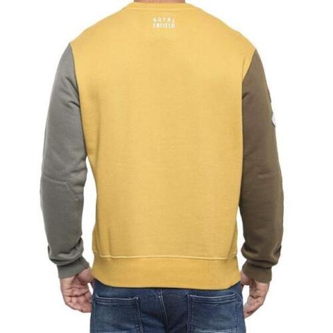 Felpa Da Uomo In Cotone Originale Royal Enfield Royal Enfield Royal Enfield Mustard
