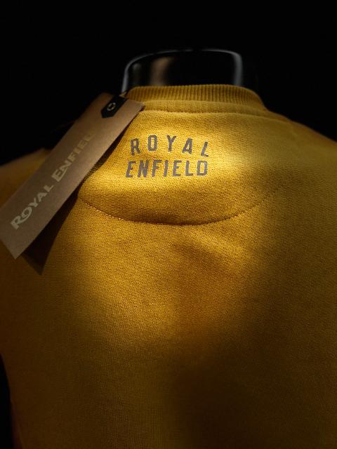 Felpa Da Uomo In Cotone Originale Royal Enfield Royal Enfield Royal Enfield Mustard