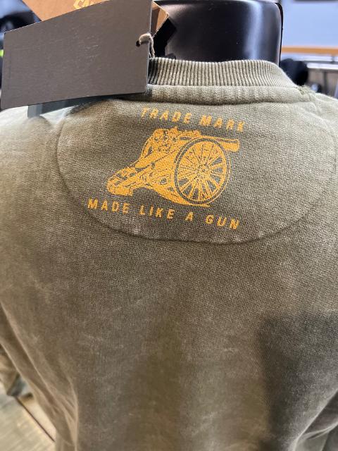 Felpa Da Uomo In Cotone Originale Royal Enfield Royal Enfield dark olive