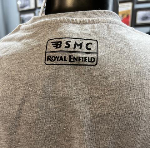 Maglietta motociclistica ROYAL ENFIELD CLASSIC INVERSE GREY