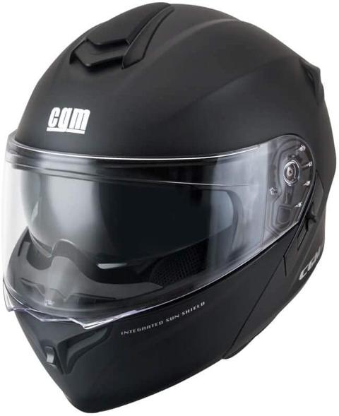 Casco modulare cgm 508A Nero Opaco rosso