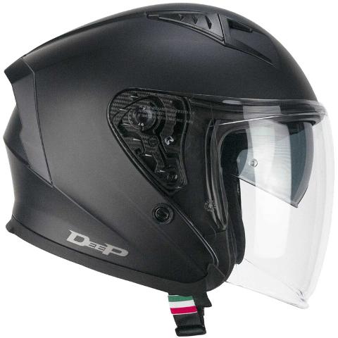 casco jet con visiera lunga e visiera parasole CGM 127A DEEP