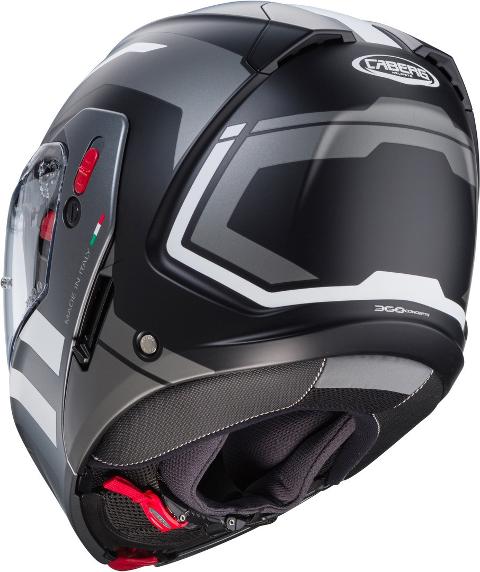 CASCO APRIBILE/MODULARE Caberg HORUS X ROAD M4 NERO OPACO/ANTRACITE/BIANCO