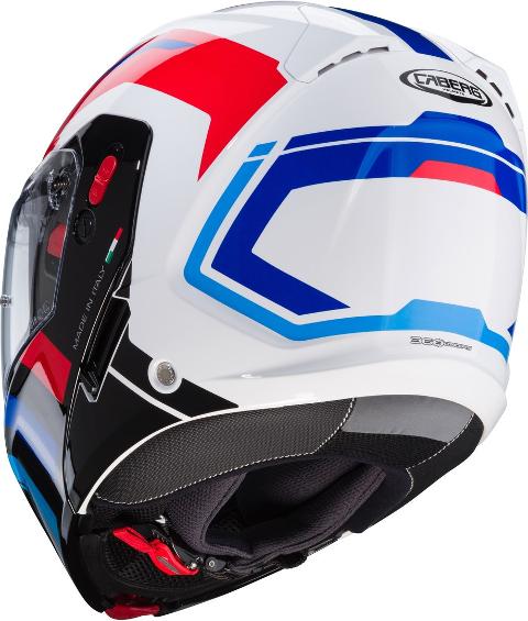 CASCO APRIBILE/MODULARE Caberg CABERG HORUS X ROAD  BIANCO/ROSSO/BLU/AZZURRO