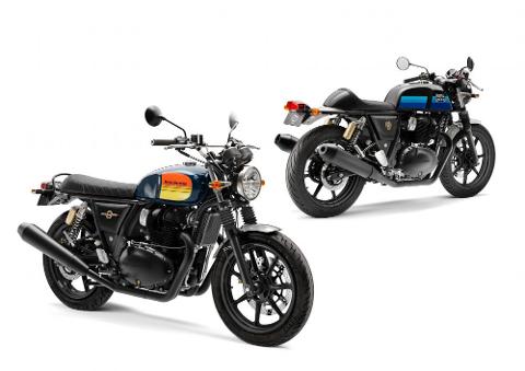 Royal Enfield Interceptor 650 Royal Enfield Barcelona Blue