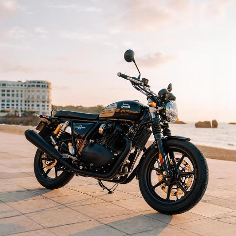 Royal Enfield continental  gt  650 Royal Enfield slipstream blue