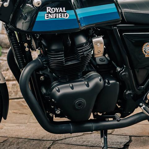 Royal Enfield continental  gt  650 Royal Enfield slipstream blue