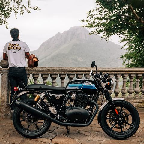 Royal Enfield continental  gt  650 Royal Enfield slipstream blue