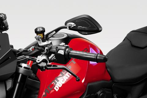 KIT SPECCHI POLICE DX+SX DUCATI MONSTER 2021-23 DE PRETTO MOTO KIT SPECCHI POLICE