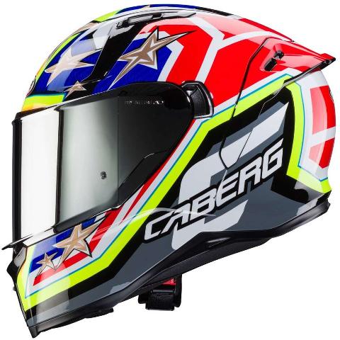 Casco Moto Integrale Caberg AVALON X TRACK Nero Giallo Fluo Rosso Fluo Blu caberg avalon x track