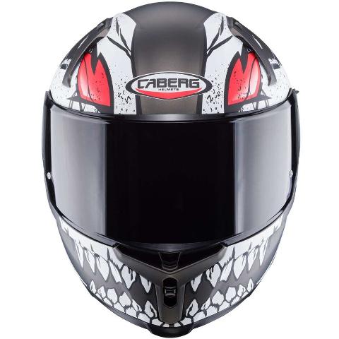 Casco Moto Integrale Caberg AVALON X PUNK Opaco Grigio Bianco Rosso caberg AVALON X PUNK