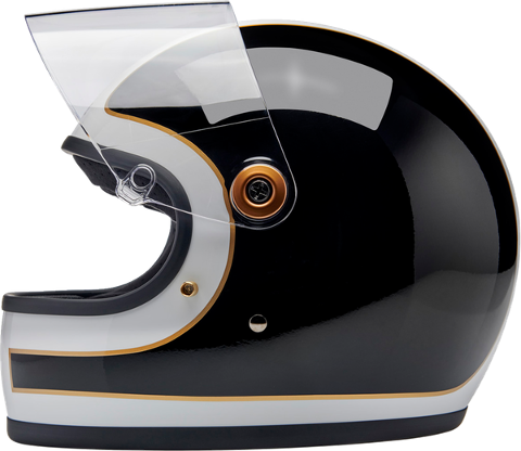 HELMET GRINGO WH/BLK CASCO BITWELL BIANCO E NERO LUCIDO BITWELL GRINGO