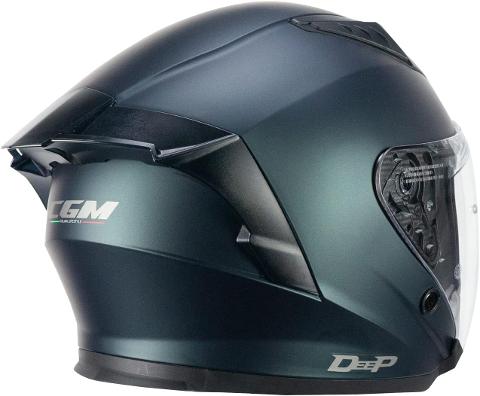 casco jet con visiera lunga e visiera parasole CGM 127A DEEP