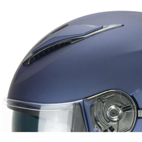 Casco Moto Jet CGM 136A DNA MONO Blu satinato cgm DNA MONO