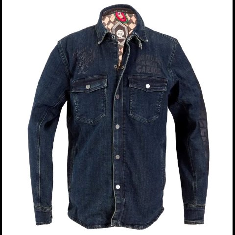 Giubbotto moto con protezioni in jeans HOLYFREEDOM GENOA SPECIAL JACKET