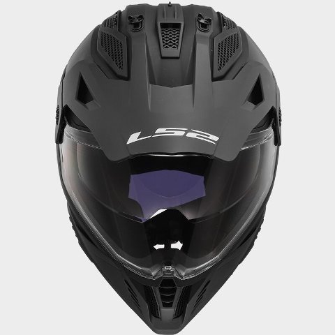 casco adventure matt black LS2 Pioneer II MX702