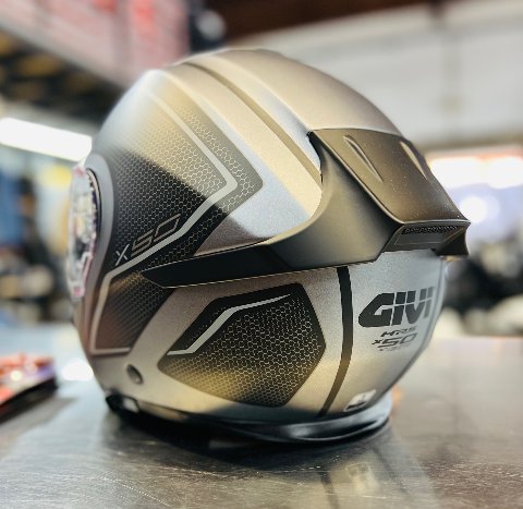 NUOVO CASCO MODULARE X50 HOLOGRAM GRIGGIO OPACO GIVI X50 HOLOGRAM