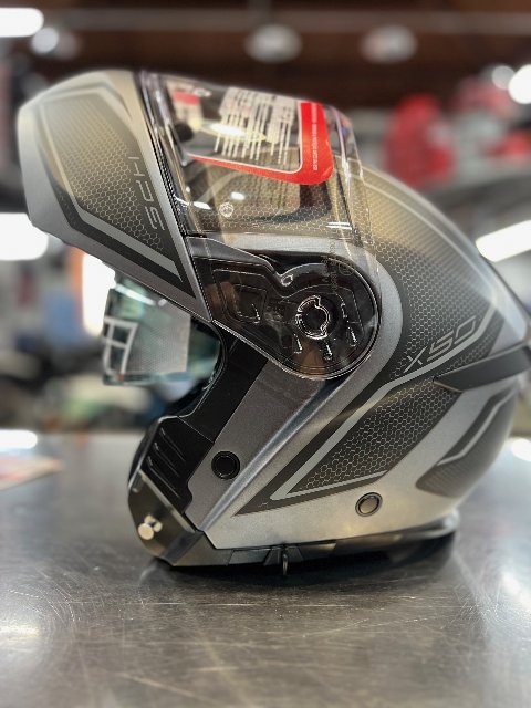 NUOVO CASCO MODULARE X50 HOLOGRAM GRIGGIO OPACO GIVI X50 HOLOGRAM