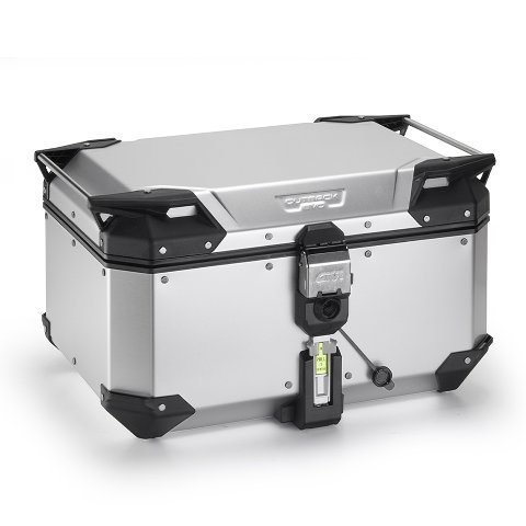 Bauletto valige  per moto in alluminio GIVI TREKKER OUTBACK EVO SMART 58 ANODISED