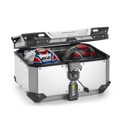 Bauletto valige  per moto in alluminio GIVI TREKKER OUTBACK EVO SMART 58 ANODISED