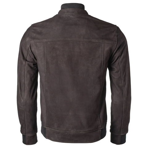 Giacca in pelle  moto con protezioni GMS Castillo