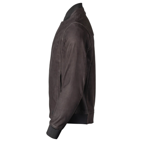 Giacca in pelle  moto con protezioni GMS Castillo