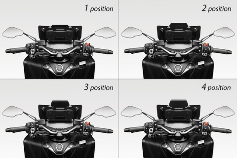 Cupolino "Owl's Head" 4 position deflector DPM  MOTO YAMAHA T-MAX 560 2025