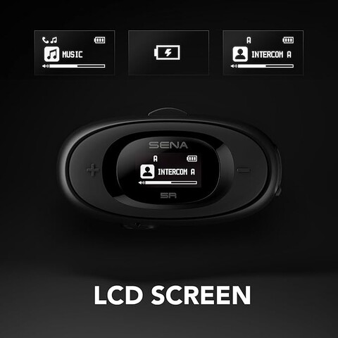 Sistema interfono Sena sena 5R Sistema interfono Bluetooth a 2 vie con altoparlanti HD