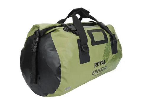 BORSA DA VIAGGIO PER MOTO ROYAL ENFIELD TRU DRY IMPERMEABILE  COLORE VERDE