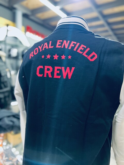 Giacca Giubbotto moto ROYAL ENFIELD Giacca Bomber Crew College Black