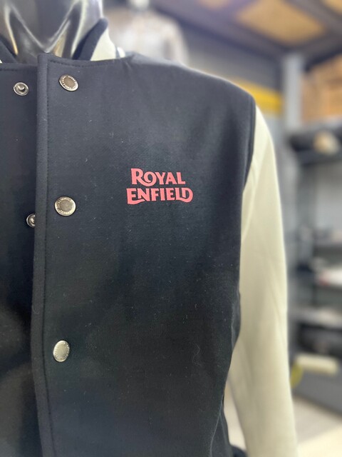 Giacca Giubbotto moto ROYAL ENFIELD Giacca Bomber Crew College Black