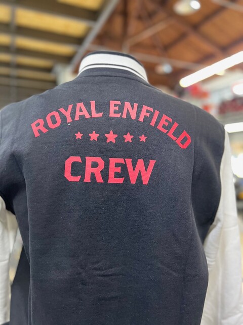 Giacca Giubbotto moto ROYAL ENFIELD Giacca Bomber Crew College Black