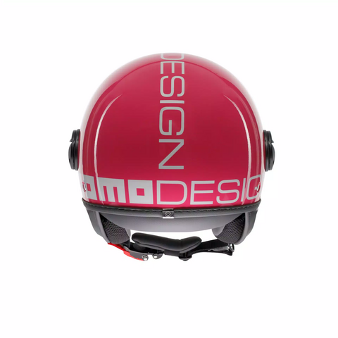 casco Momodesign MOMODESIGN FGTR CLASSIC CANDY FUCSIA / BIANCO - CASCO JET CON VISIERA E2206