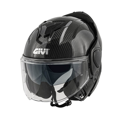 Casco modulare  convetibile x36 carbon GIVI X36 CARBON SOLID COLOR Casco modulare in fibra di carbonio