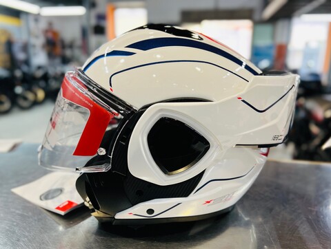 Casco modulare convertibile GIVI newX36 FIBER PULSE Casco modulare in fibra di vetro