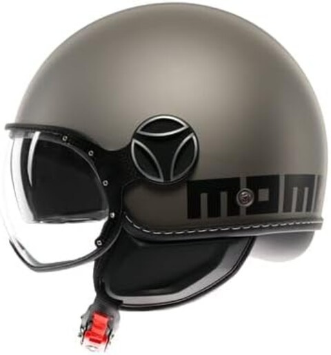 CASCO JET MOMODESIGN MOMODESIGN Casco moto jet FGTR EVO Mono E2206 Titanio opaco / nero