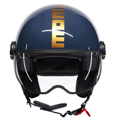 CASCO JET MOMODESIGN MOMODESIGN Casco moto jet FGTR CLASSIC Flip E2206 Oro / Ottone