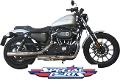 scarico finale marmitta slip-on  Harley Davidson sportster omologato MCJ SPORTSTER 883-1200 DAL 2004 AL 2013 (CUSTOM - 883R - IRON - CUSTOM - ROADSTER - LOW - NIGHTSTER - FORTY EIGHT - SEVENTY TWO - SUPERLOW)
