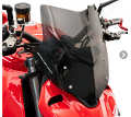 Cupolino Ducati StreetFighter V4 Barracuda AeroSport plexiglass semitrasparente colore fume' scuro