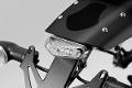 Portatarga Kit Targa Regolabile in Alluminio  Yamaha XSR 900 2015-2019 DE PRETTO MOTO FARO LED 3 LUCI