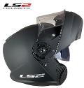 CASCO MODULARE LS2 STROBE 2 CON VISIERINO ANTI UV ANTI SOLE DOPPIA VISIERA LS2 STROBE 2 LS2 STROBE 2