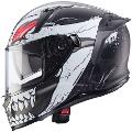 Casco Moto Integrale Caberg AVALON X PUNK Opaco Grigio Bianco Rosso caberg AVALON X PUNK