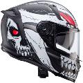 Casco Moto Integrale Caberg AVALON X PUNK Opaco Grigio Bianco Rosso caberg AVALON X PUNK